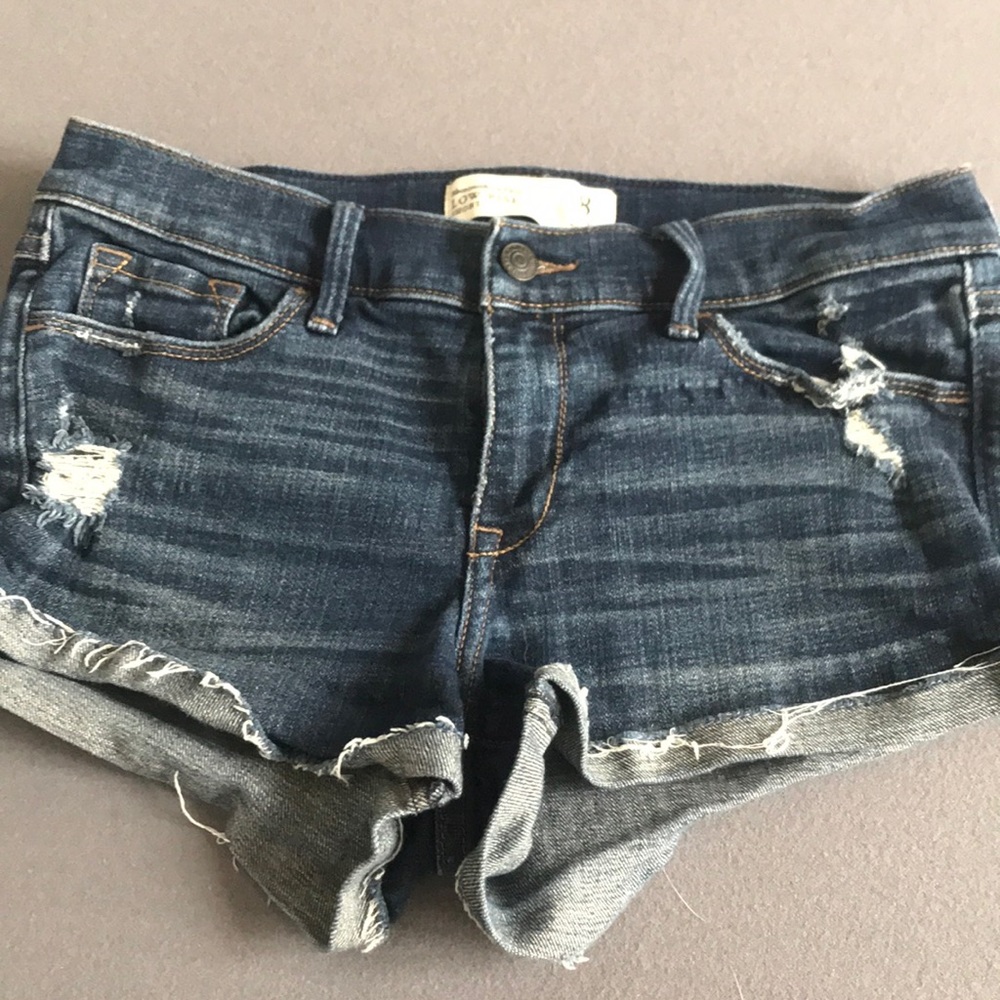 Blue jean shorts